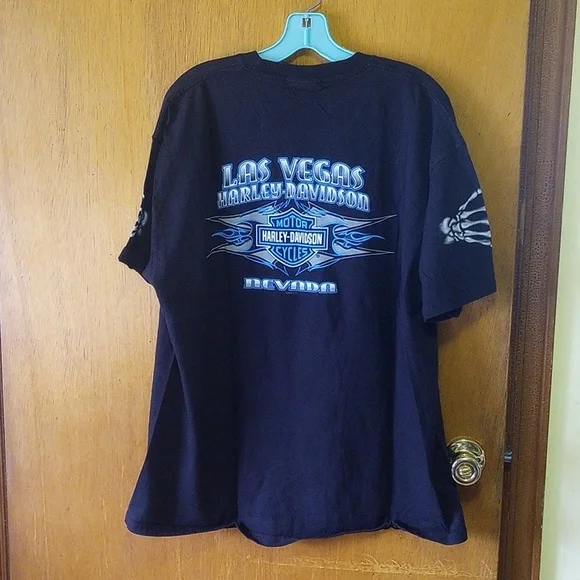 Harley-Davidson XL Vintage Collectible Beefy T Biker Shirt. Las Vegas, Nevada - Picture 4 of 7